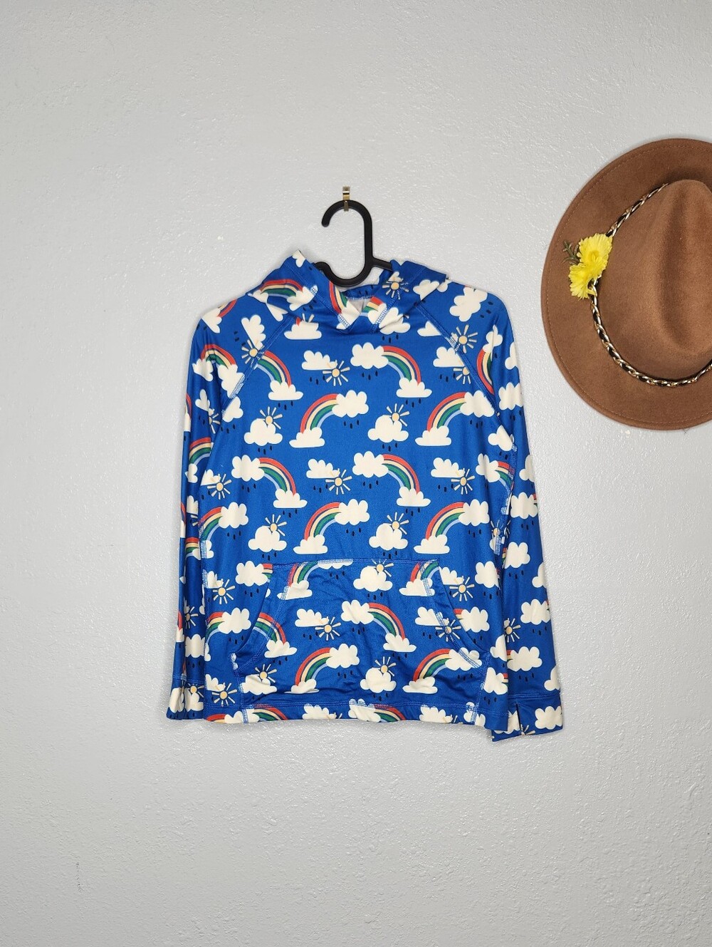 Hanna Andersson Size 10 Blue Rain Or Shine Hoodie